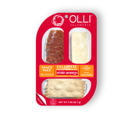 Olli Calabrese Salami Asiago Cheese Snack Pack 2oz, Oceanside, California