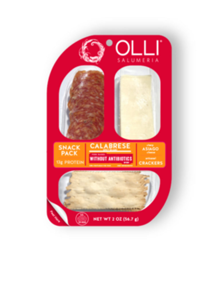 Olli Calabrese Salami Asiago Cheese Snack Pack 2oz, Oceanside, California