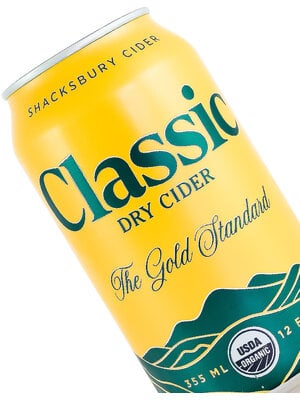 Shacksbury "Classic" Dry Cider 12oz can - Burlington, VT