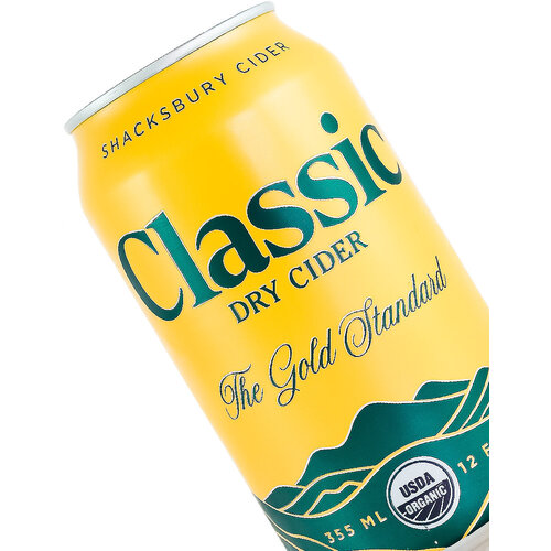 Shacksbury "Classic" Dry Cider 12oz can - Burlington, VT