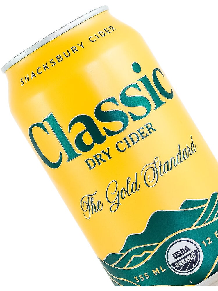 Shacksbury "Classic" Dry Cider 12oz can - Burlington, VT