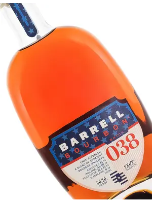 Barrell Bourbon Batch #038 Cask Strength Blend Of Straight Bourbon Whiskeys, Louisville