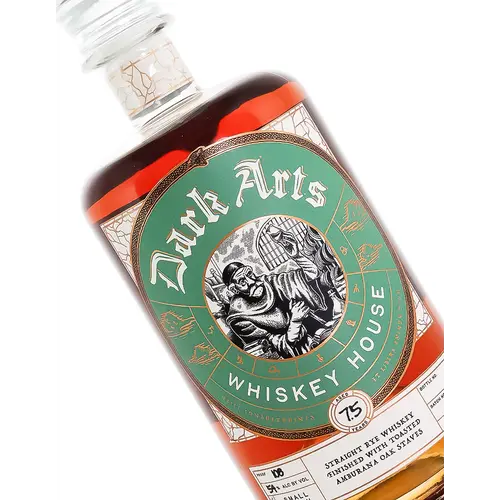 Dark Arts Whiskey House Straight Rye Whiskey Finished With Toasted Amburana Oak Staves