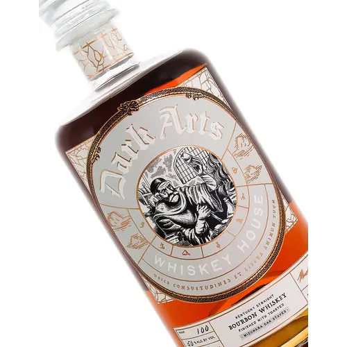 Dark Arts Whiskey House Kentucky Straight Bourbon Whiskey Finished With Toasted Mizunara Oak Staves