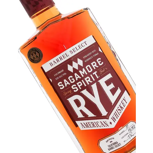 Sagamore Spirit "Barrel Select" Rye American Whiskey, Baltimore, Maryland