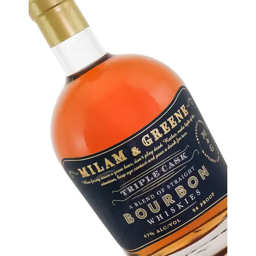 Milam &  Greene Triple Cask Straight Bourbon Whiskey