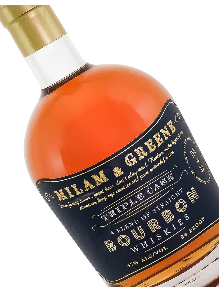 Milam &  Greene Triple Cask Straight Bourbon Whiskey