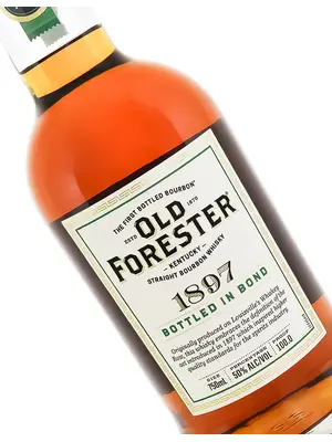 Old Forester 1897 Kentucky Straight Bourbon Whiskey, Bottled in Bond, Louisville, Kentucky