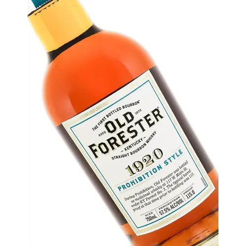 Old Forester "1920" Kentucky Straight Bourbon Whiskey, Prohibition Style, Louisville, Kentucky