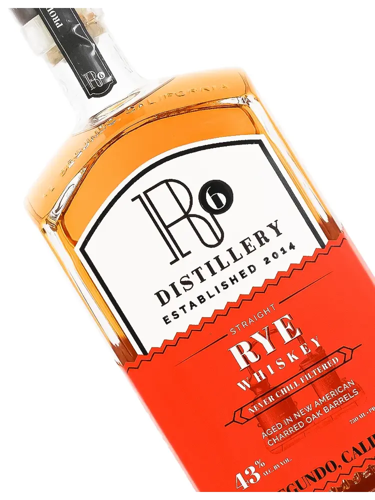 R6 Distillery Straight Rye Whiskey, El Segundo, CA