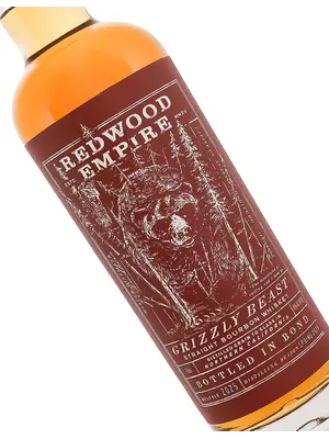 Redwood Empire "Grizzly Beast" Straight Bourbon Whiskey, Sonoma County, California