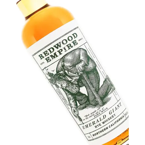 Redwood Empire "Emerald Giant" Rye Whiskey, Sonoma County, California