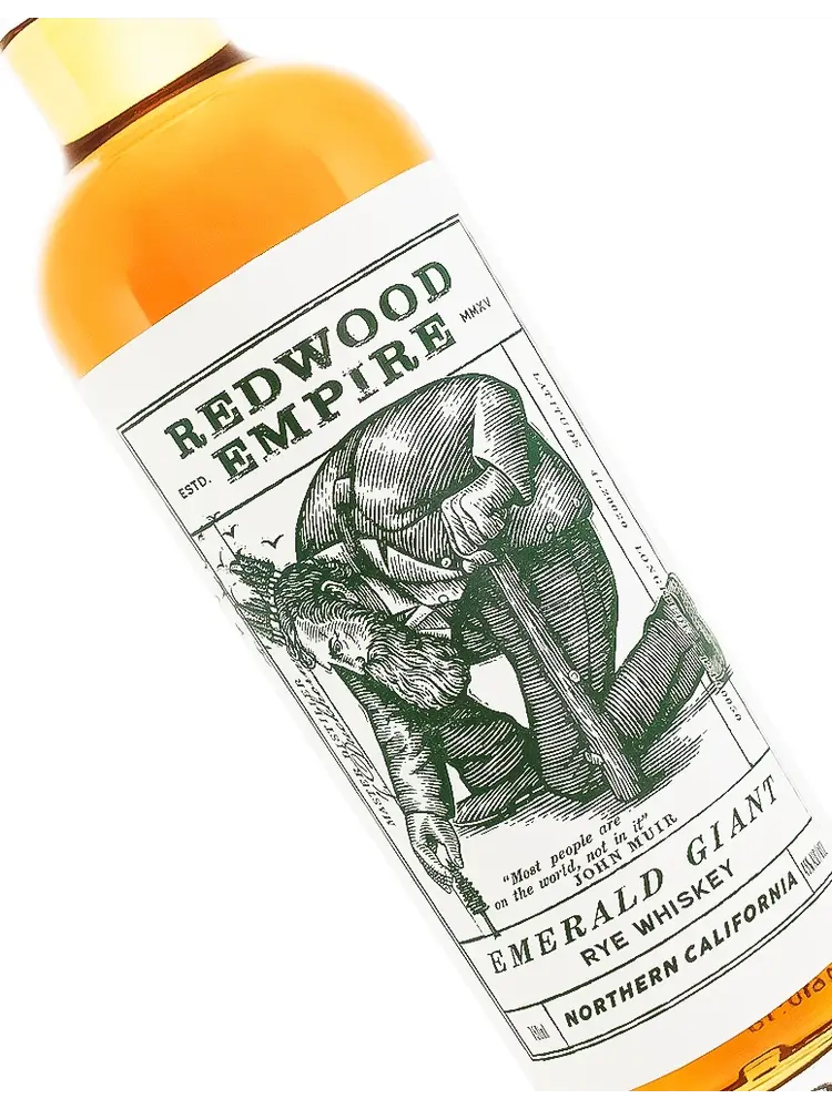 Redwood Empire "Emerald Giant" Rye Whiskey, Sonoma County, California