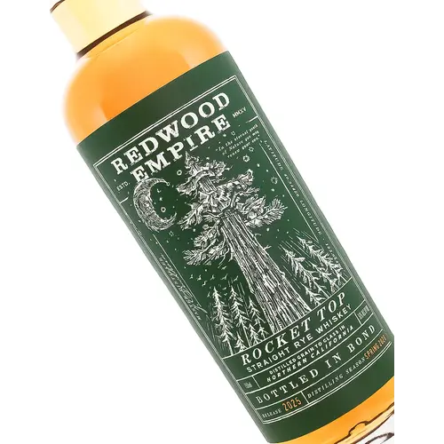 Redwood Empire "Rocket Top" Straight Rye Whiskey Batch 04, Sonoma County, California