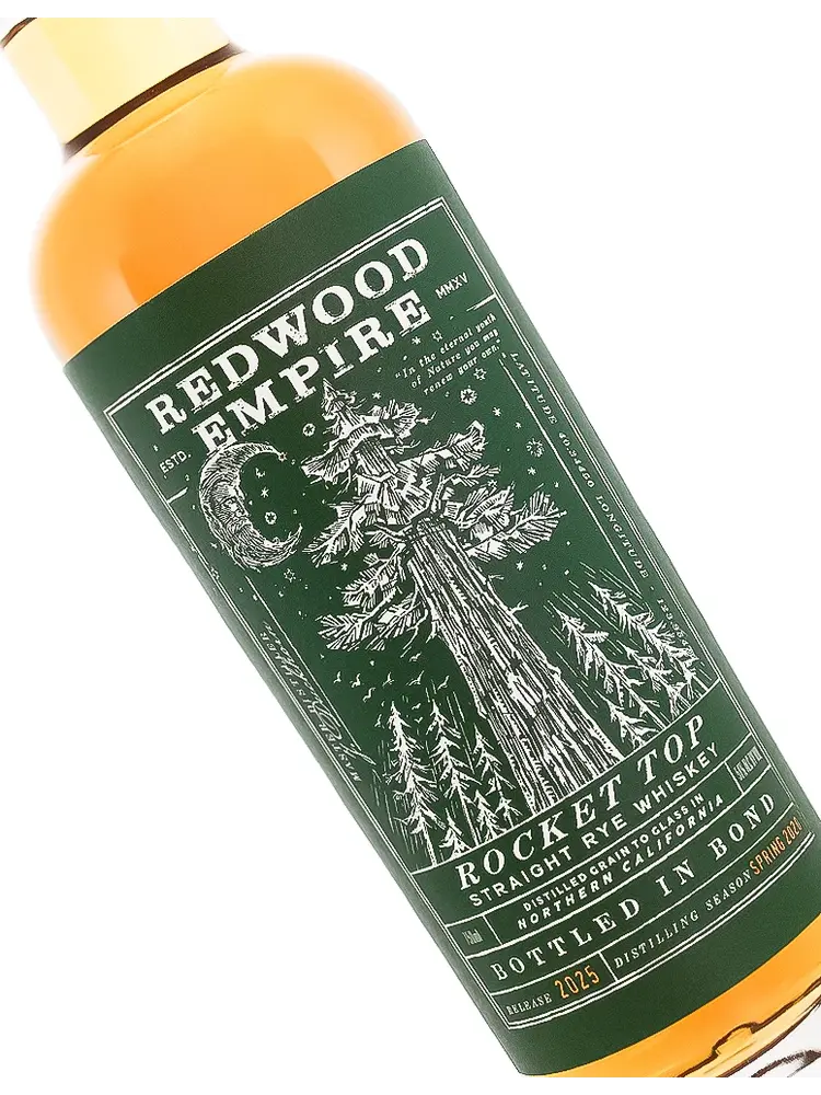 Redwood Empire "Rocket Top" Straight Rye Whiskey Batch 04, Sonoma County, California