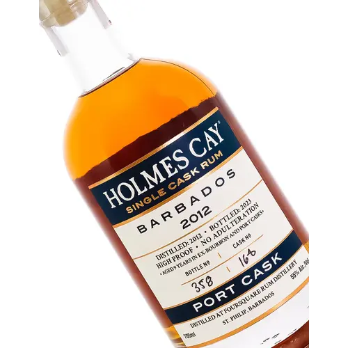 Holmes Cay Single Cask Rum Four Square Distillery Port Cask 700ml, Barbados
