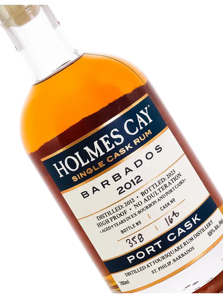 Holmes Cay Single Cask Rum Four Square Distillery Port Cask 700ml, Barbados
