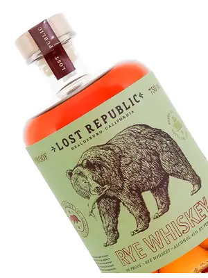 Lost Republic Rye Whiskey, Sonoma County
