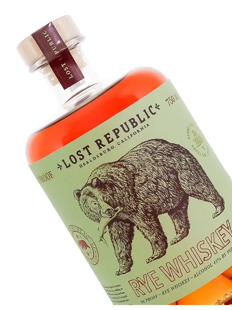 Lost Republic Rye Whiskey, Sonoma County