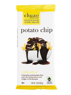 Chuao "Potato Chip" Chocolate Bar 2.8oz, Carlsbad, California