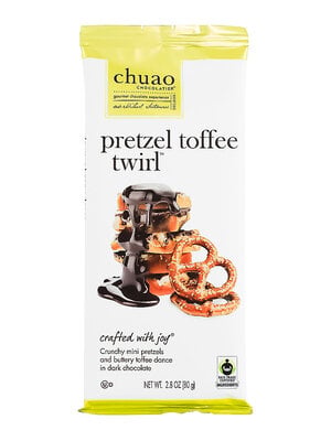 Chuao "Pretzel Toffee Twirl" Chocolate Bar 2.8oz, Carlsbad, California