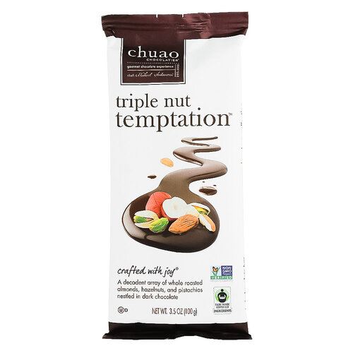 Chuao "Triple Nut Temptation" Chocolate Bar 3.5oz, Carlsbad, California
