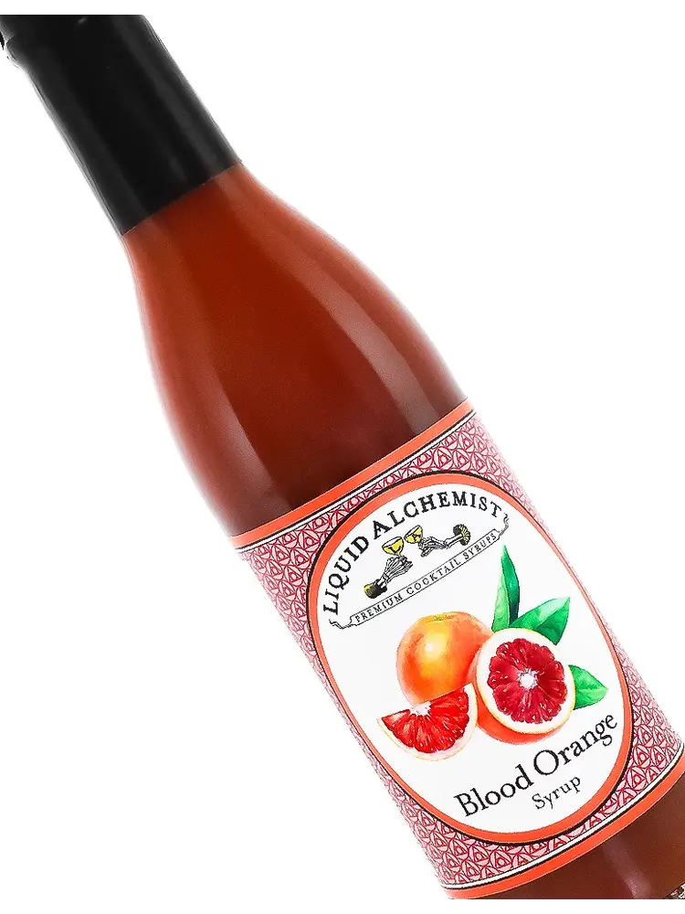 Liquid Alchemist Blood Orange Cocktail Syrup 375ml Bottle, California