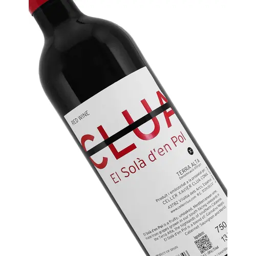 Clua 2023 Tinto El Sola d'en Pol Terra Alta, Catalonia