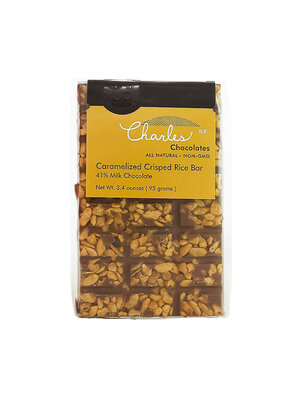 Charles Chocolates "Caramelized Crisped Rice Bar" 41% Milk Chocolate, San Francisco, California