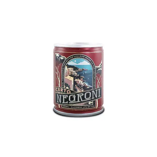 Certo Negroni 100ml Can, Amalfi Coast Italy