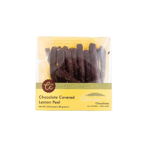 Charles Chocolates Chocolate Covered Lemon Peel 2.8oz, San Francisco, California