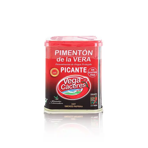 Vega Caceres "Picante" Hot Smoked Paprika Powder 2.64oz Tin, Spain