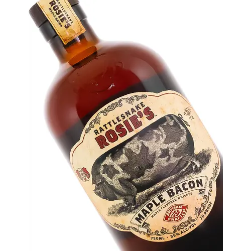 Rattlesnake Rosie's "Maple Bacon" Maple Flavored Whiskey, Fairport, New York