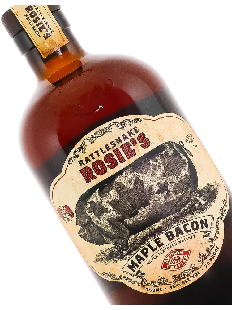 Rattlesnake Rosie's "Maple Bacon" Maple Flavored Whiskey, Fairport, New York