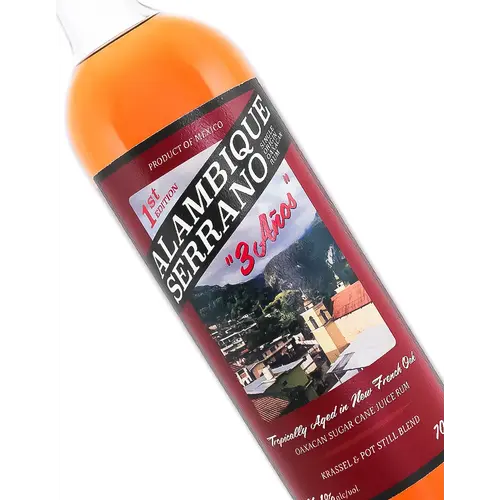 Alambique Serrano "3 Anos" Krassel & Pot Still Blend 700ml, Mexico