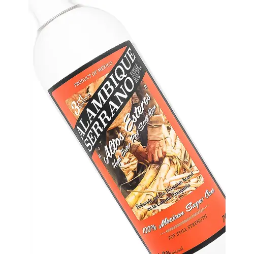Alambique Serrano "Altos Esteres" High Ester Pot Still Rum 700ml, Mexico