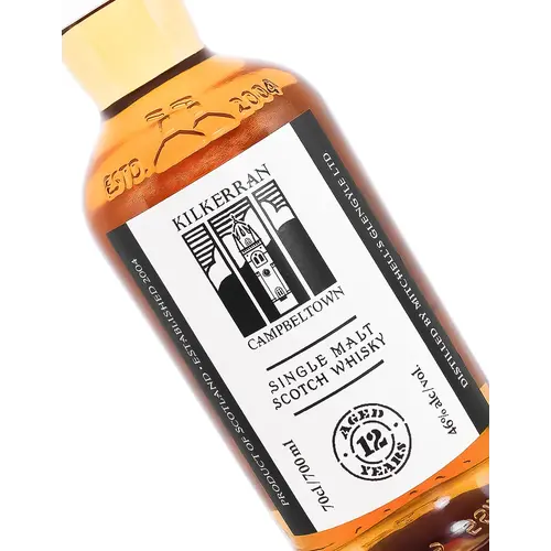 Kilkerran Campbeltown Single Malt Scotch Whisky Aged 12 Years 700ml