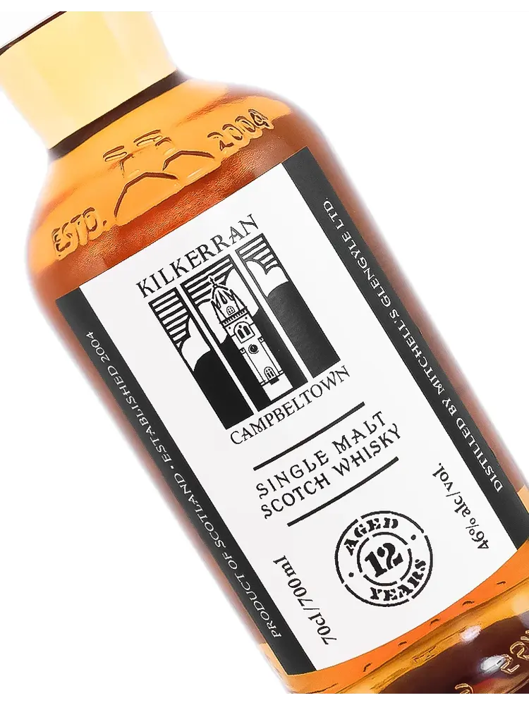 Kilkerran Campbeltown Single Malt Scotch Whisky Aged 12 Years 700ml
