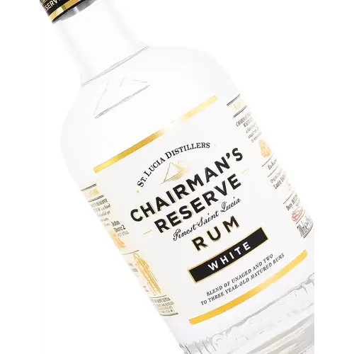 Chairman's Reserve White Rum 700ml, St. Lucia