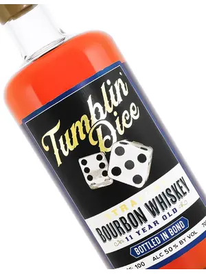 Tumblin' Dice Straight Bourbon Whiskey 11 Year Old Bottled In Bond 700ml, Lancaster, Kentucky