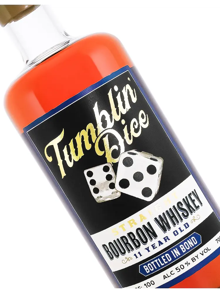 Tumblin' Dice Straight Bourbon Whiskey 11 Year Old Bottled In Bond 700ml, Lancaster, Kentucky