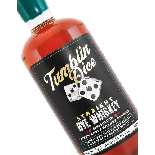 Tumblin' Dice Straight Rye Whiskey "Apple Finish", Bardstown, Kentucky