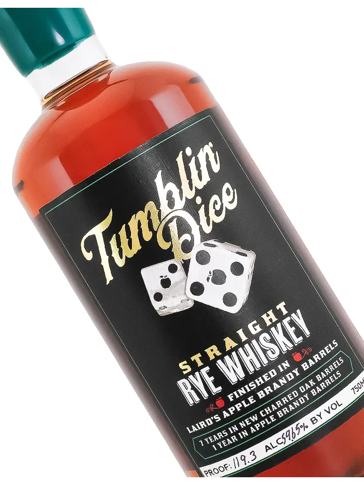 Tumblin' Dice Straight Rye Whiskey "Apple Finish", Bardstown, Kentucky