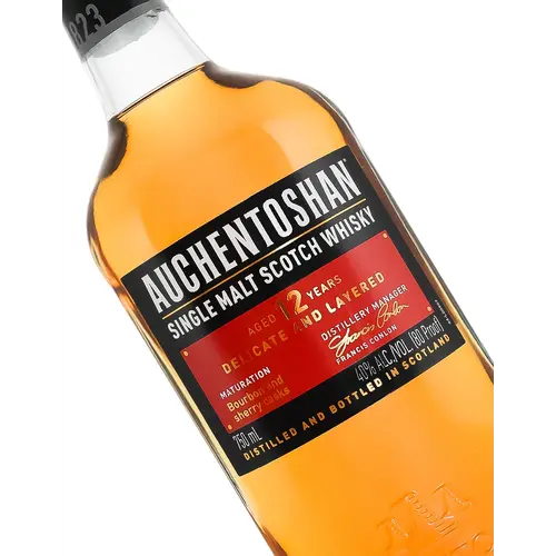 Auchentoshan Single Malt Scotch Whisky Aged 12 Years