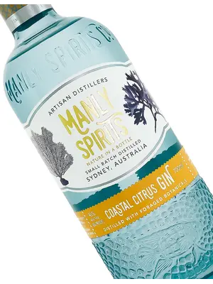 Manly Spirits Artisan Distillers Coastal Citrus Gin  Brew, Sydney, Australia 700ml