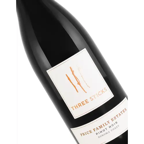 Three Sticks 2023 Pinot Noir, Price Family Estates, Sonoma Coast