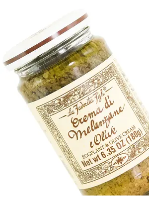 La Favorita "Crema di Melanzane" Eggplant & Olive Cream 6.35oz Jar, Italy