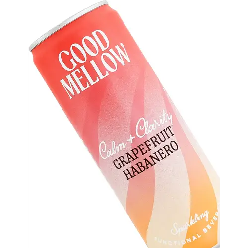 Good Mellow "Grapefruit Habanero" Sparkling Functional Beverage 12oz Can, Wilmington, Delware