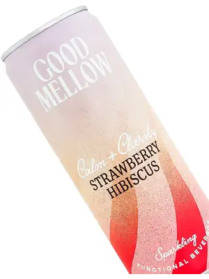 Good Mellow "Strawberry Hibiscus" Sparkling Functional Beverage 12oz Can, Wilmington, Deleware
