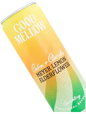 Good Mellow "Meyer Lemon Elderflower" Sparkling Functional Beverage 12oz Can, Wilmington, Delaware